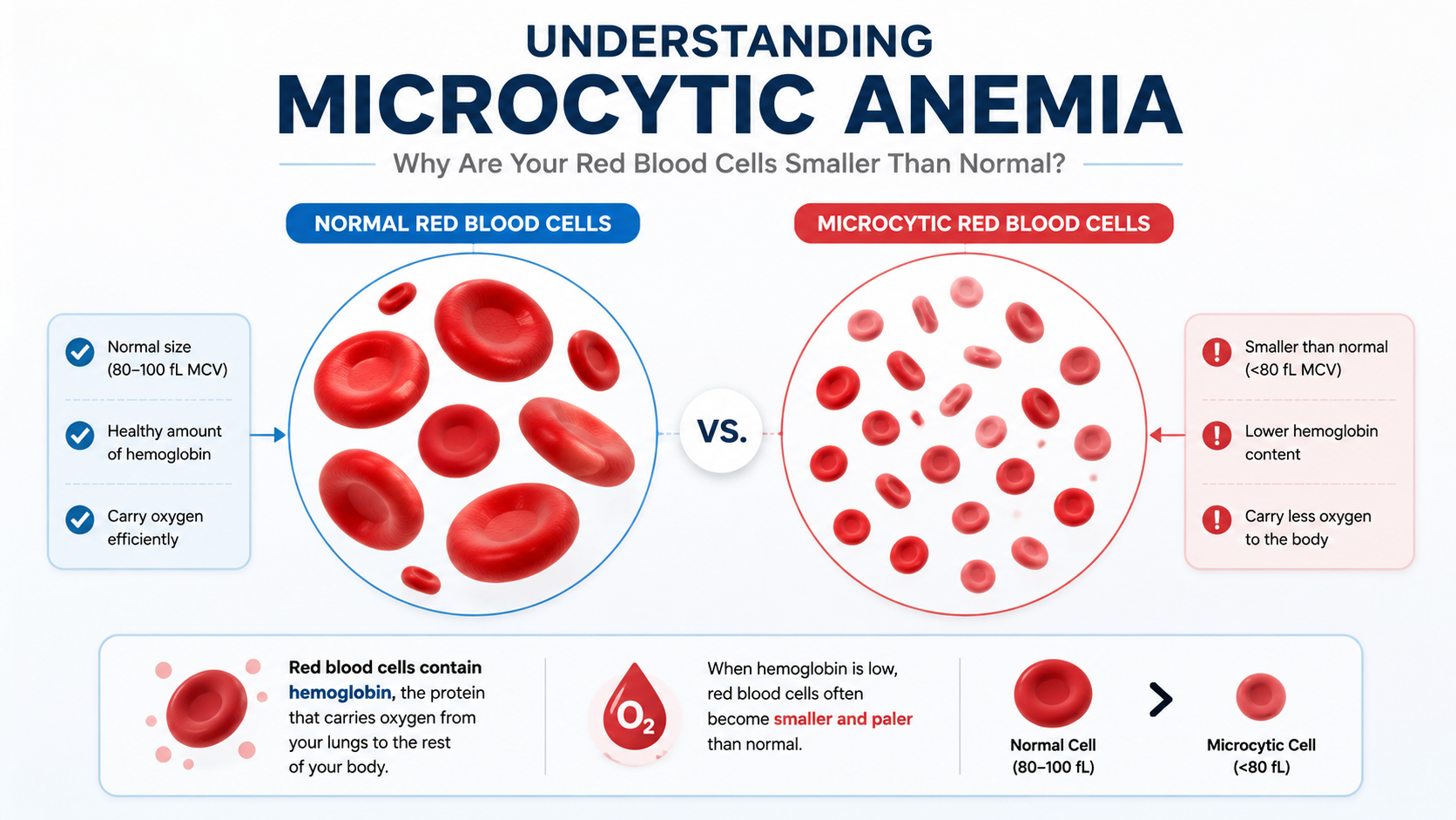 Microcytic Anemia: Why Your Red Blood Cells Are Smaller Than Normal