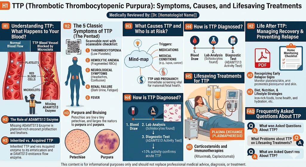 What Is TTP (Thrombotic Thrombocytopenic Purpura)? Symptoms, Causes ...
