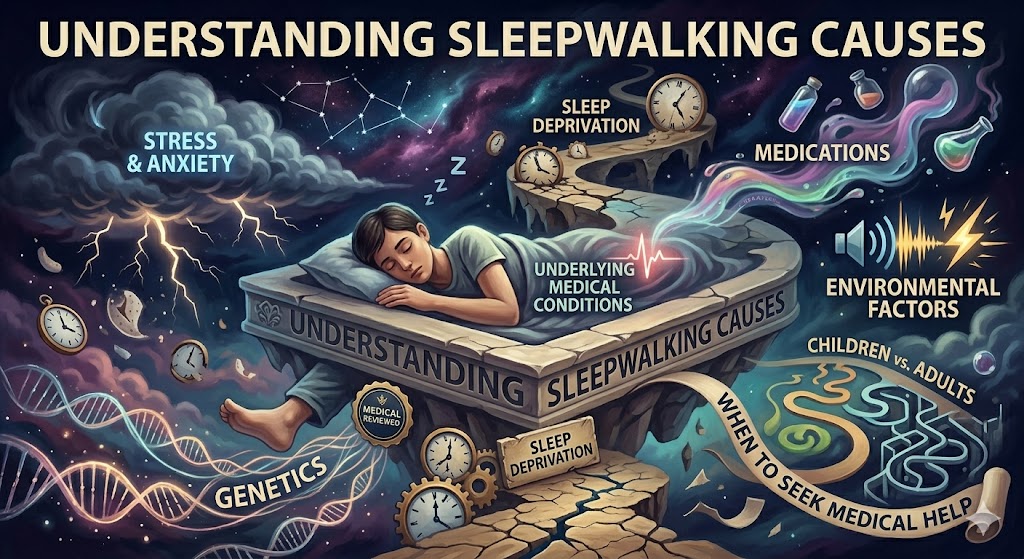 Sleepwalking Causes: Understanding the Triggers and How to Stay Safe
