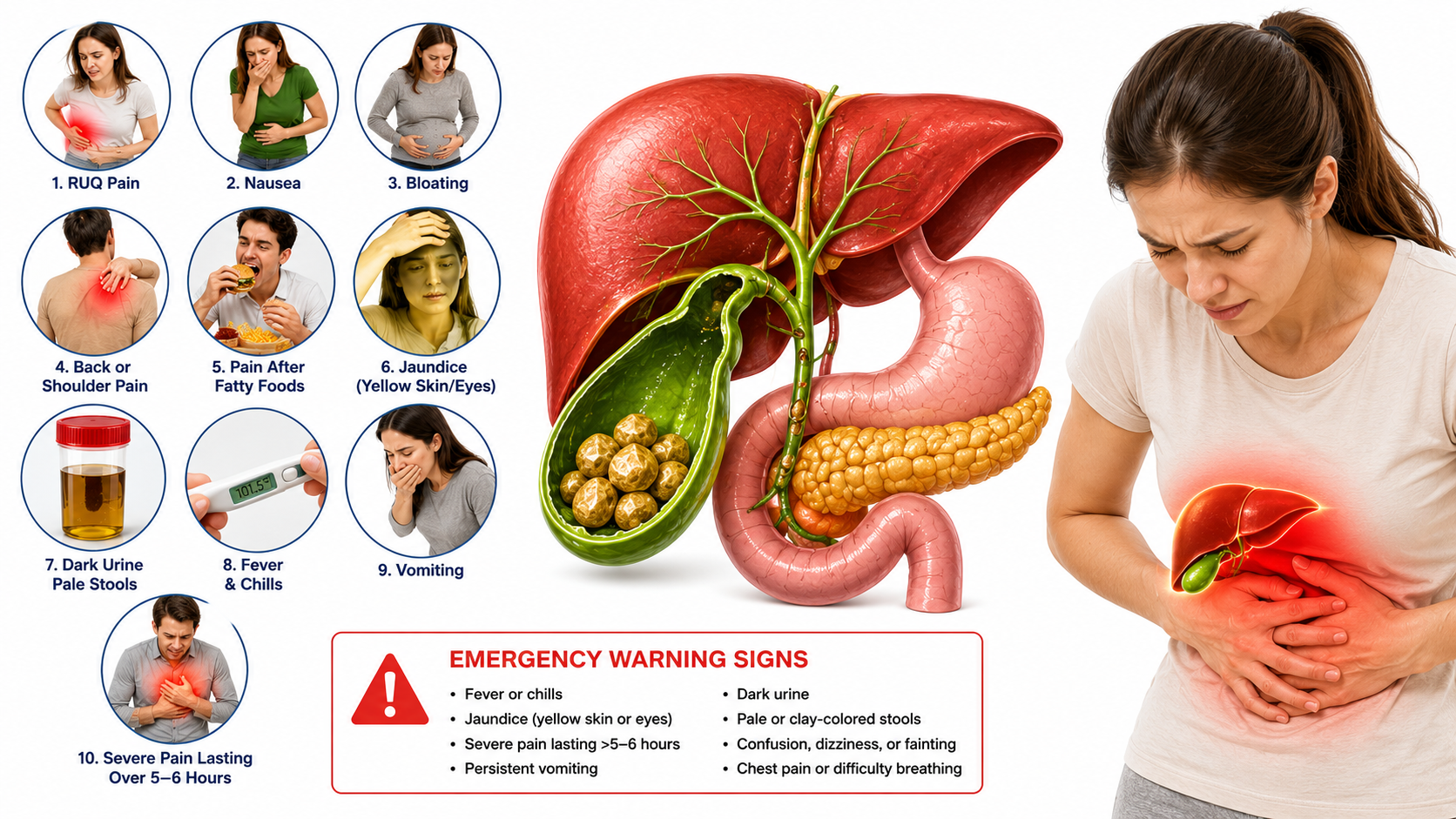10 Signs of Gallbladder Problems: A Symptom Checker Guide