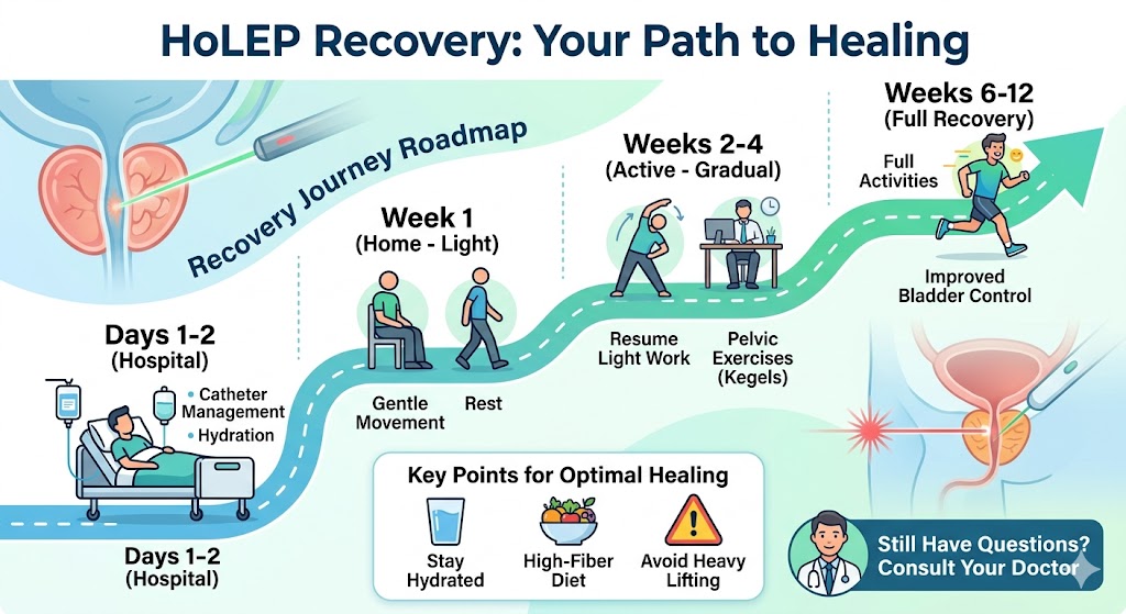 Holep Animation HoLEP Recovery Time: A Patient’s Step-by-Step Guide to Healing