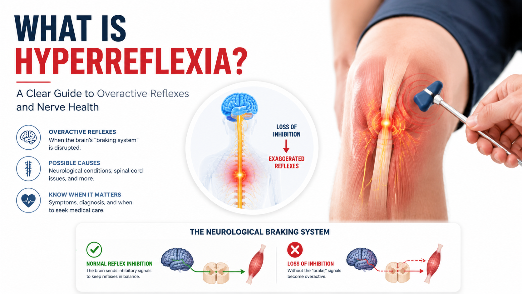What is Hyperreflexia? A Clear Guide to Overactive Reflexes and Nerve ...