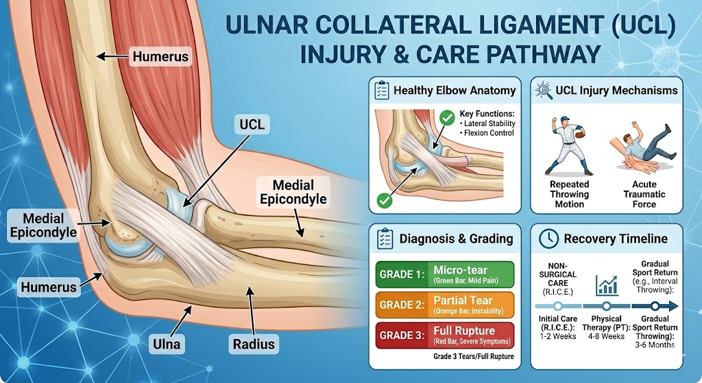 Ulnar Collateral Ligament (UCL) Injury: Symptoms, Treatment, and ...