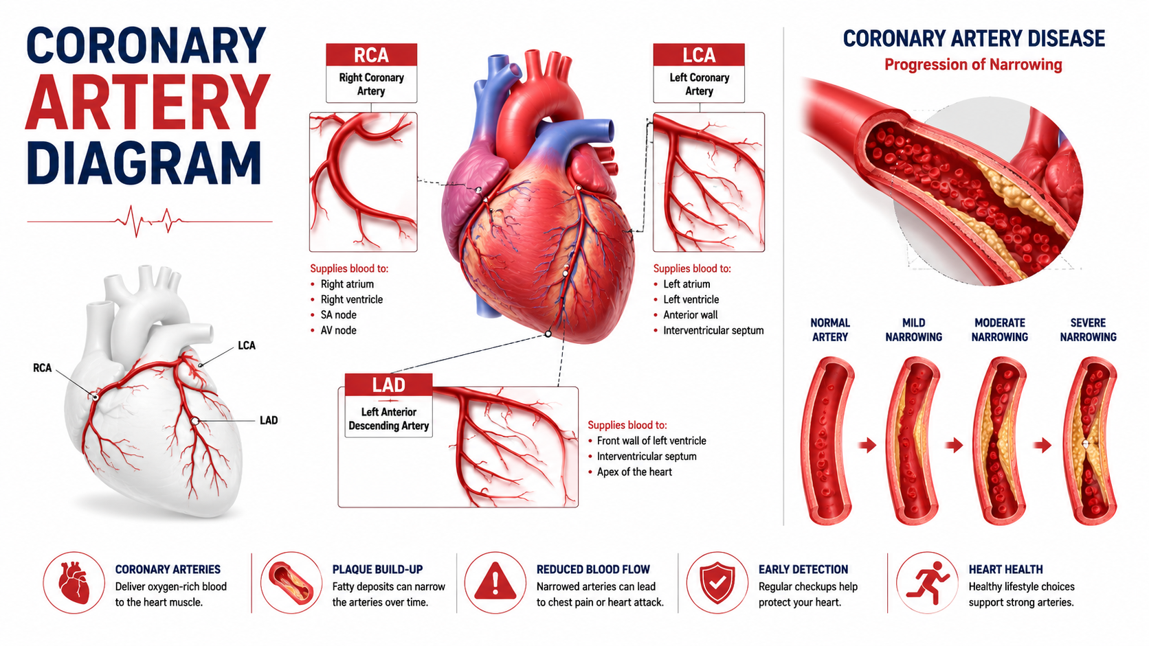 The Left Anterior Descending Artery: Anatomy, Importance, and Heart Health