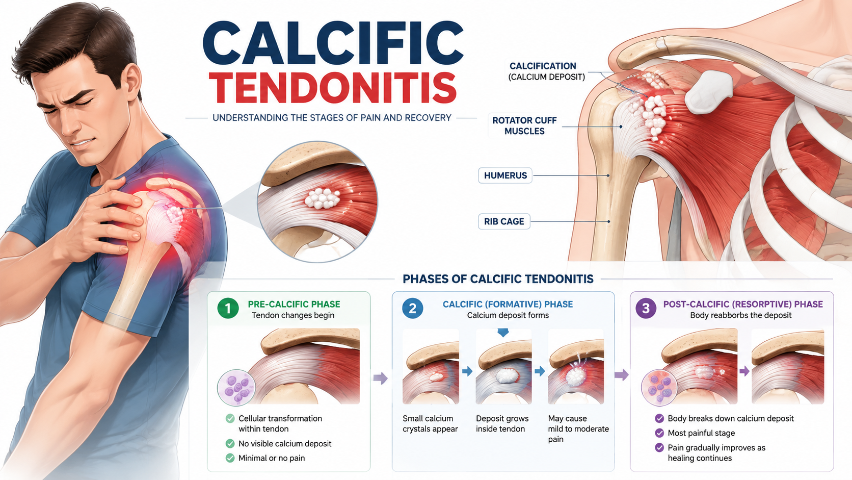 Calcific Tendonitis: Understanding the Stages of Pain and Recovery