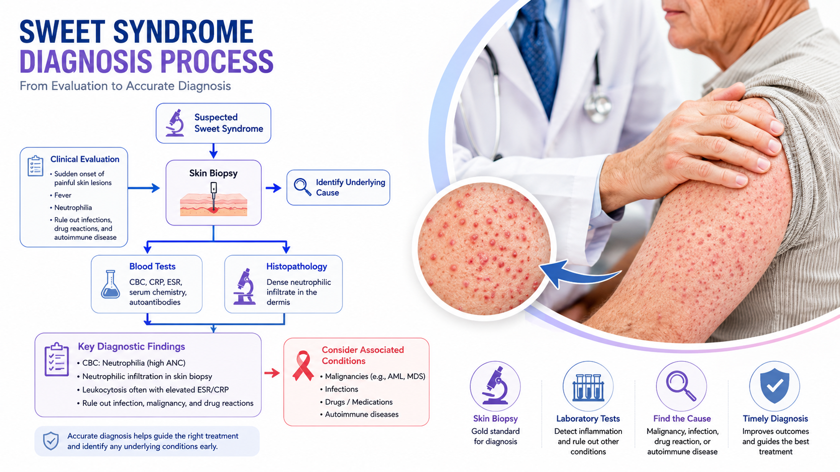 Sweet Syndrome: Symptoms, Causes, and Clinical Management