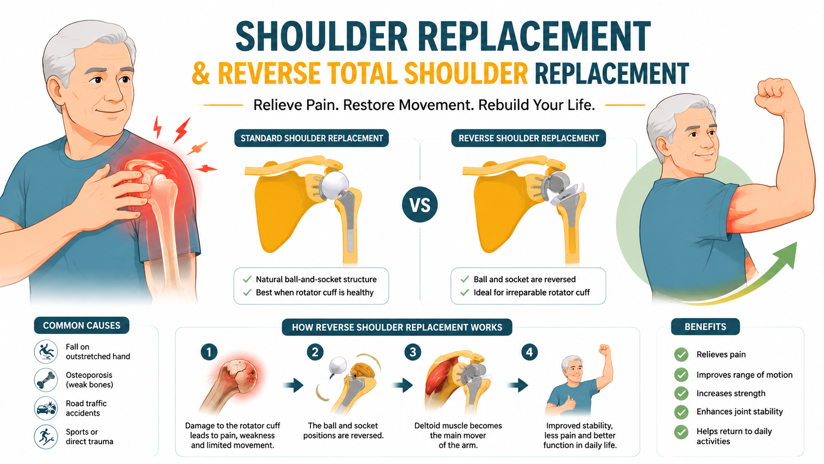 Reverse Shoulder Arthroplasty: A Guide to Restoring Your Shoulder Function